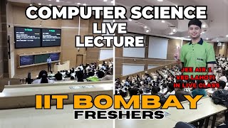 Computer Science class in IIT Bombay  Ved lahoti in Class  IIT Bombay iitbombay iit jee iitjee [upl. by Hinkle]