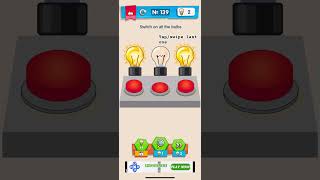 IQ Boost Level 139🎉switch all the bulbs gaming iq braingames trending games iqboost iqgames [upl. by Beshore]