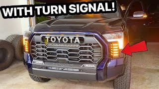 2024 Tundra Teardrop Fang Light Install Sequential  DRL [upl. by Huber]