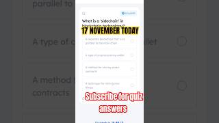 Marina protocol 17th November 2024 quiz answers  Marina protocol today answermarinaprotocolshorts [upl. by Ojeitak264]