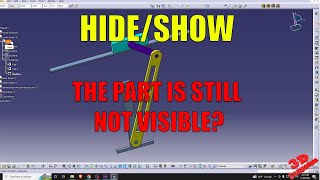 CATIA V5  HideShow  the part is still not visible [upl. by Leverett19]