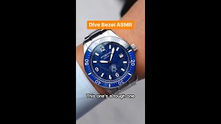 RADO vs MONTBLANC vs LONGINES Dive Bezel ASMR 💦 [upl. by Netaf176]