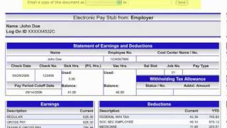 Doculivery Pay Stub QuickStart Demo [upl. by Simdars754]