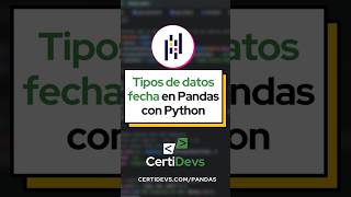 Series temporales fechas en Python Pandas [upl. by Rennob]