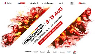 WATCH LIVE  2023 European Open Pool Championship  Table Two [upl. by Llecrup]