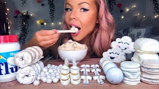 ASMR EDIBLE AIRPODS GOLF BALLS SPOONS  ICE CREAM TANGHULU DONUTS amp MARSHMELLOWS EATING SHOW 먹방 [upl. by Serge915]