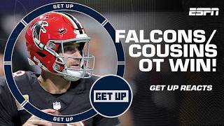 This is how the Falcons IMAGINED the offense with Kirk Cousins 🗣️ TNF OT win vs Bucs  Get Up [upl. by Trinia41]