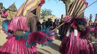 Mali the traditional Dogon dance [upl. by Clim]