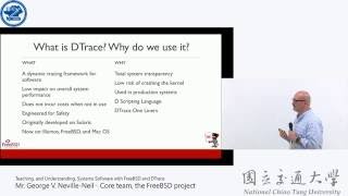 Teaching and Understanding Systems Software with FreeBSD and DTrace [upl. by Wilde]