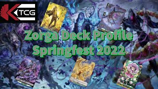 Zorga Springfest 2022 Deck Profile 70  Cardfight Vanguard Overdress [upl. by Lovel]