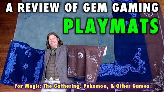 A Review of GEM Playmats for Magic The Gathering Pokemon and other Tabletop Games [upl. by Jordans437]