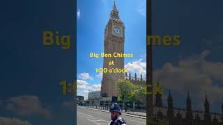 Big Ben Chimes at 100 PM  Iconic London Moment london bigben shorts [upl. by Zerelda853]