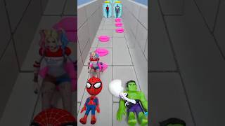 Kiss Run Spiderman VS Hulk spiderman shorts gta [upl. by Broome]