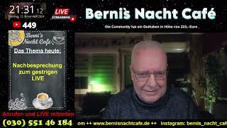 Das Nacht Cafè am Dienstag unter anderem mit dem Thema Rebecca Reusch [upl. by Val146]