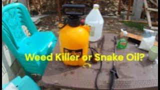 HomeMade Weed Killer Does it work [upl. by Anilrahc]