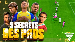 5 Astuces que les PROS vous CACHENT sur FC 24  🤫 [upl. by Wallford]