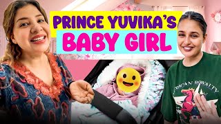 PRINCE amp YUVIKA ke BABY KI MUH DIKHAAYI🍼🐥👶 [upl. by Siegler]