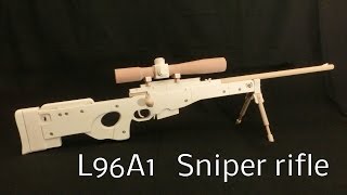 L96A1 Sniper rifle rubber band gun [upl. by Aicilf101]