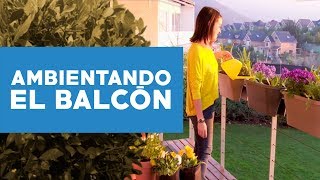 ¿Cómo ambientar el balcón con macetas [upl. by Veriee]