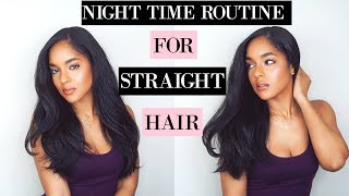 SIX WAYS TO MAINTAIN STRAIGHT HAIR AT NIGHT [upl. by Attem]