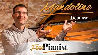 Mandoline  KARAOKE  PIANO ACCOMPANIMENT  Debussy [upl. by Norine]