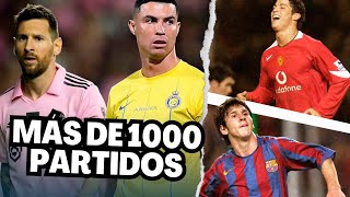 Los JUGADORES con MÁS PARTIDOS disputados en la HISTORIA ¿En qué puesto están MESSI y CRISTIANO [upl. by Cela]