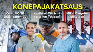 Konepajakatsaus KONE Wärtsilä ja Cargotec [upl. by Brooking]