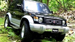 TAMIYA CC01 MITSUBISHI PAJERO METAL TOP WIDE MODIFIED  タミヤ CC01 パジェロ [upl. by Ecylahs986]