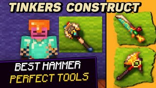 Tinkers Construct tutorial  guide 1165  1182 The best tools and armor minecraft java edition [upl. by Ruben]