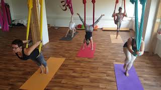 DANA® AERIAL YOGA Flow  Sonnengrüße im Tuch [upl. by Novaj]