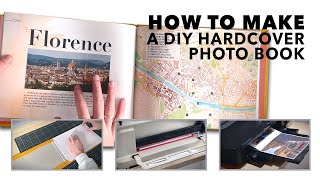 How to make a DIY Hardcover Photo Book  Step by Step Tutorial [upl. by Zetnod]