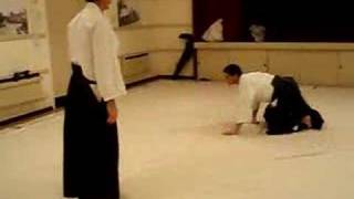 Guy Needler Aikido Throws from Yokemen uchi attack [upl. by Repsac]