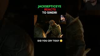 Jacksepticeye SAD Reaction to Sindri 😔 God of War Ragnarok shorts godofwar [upl. by Frayne]