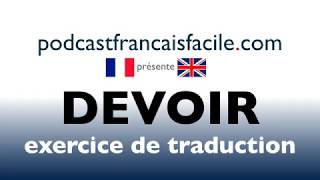 traduction anglais francais [upl. by Fitalludba]