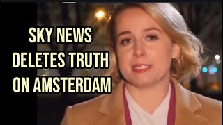 Sky News deletes truth on Amsterdam rampage by Israeli football supporters  Rifat Jawaid [upl. by Amarillis]