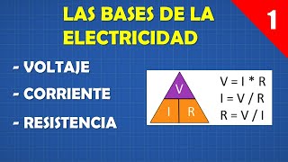 Voltaje Corriente y Resistencia Curso de ELECTRICIDAD y ELECTRÓNICA 01⚡️ [upl. by Oina598]