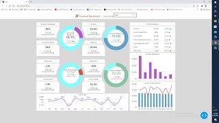 Financial dashboard in python by plotly dash [upl. by Helbonnas582]