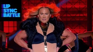 Channing Tatum amp Beyonces quotRun The World Girlsquot vs Jenna DewanTatums quotPonyquot  Lip Sync Battle [upl. by Eisak600]