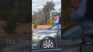 Bad road rage Fairfield solanocounty roadrage bayareaalert [upl. by Ilellan]