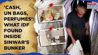 Sinwar Dead Watch What IDF Found Inside Hamas Boss Khan Younis Bunker Cash Cologne UN Bags [upl. by Rahcir]