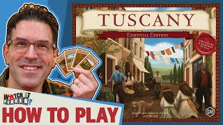 Tuscany Essential Edition Viticulture Expansion  How To Play [upl. by Anined]