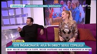 Sandra N este însărcinată și află în direct sexul copilului [upl. by Loar]