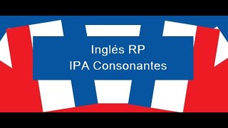 Consonantes en inglés [upl. by Leirza404]