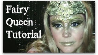 Queen Titania Fairy Queen of the Summer Court Makeup Tutorial [upl. by Renrew]