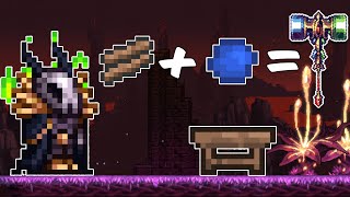 Terraria Calamity But Recipes Are RANDOM [upl. by Nylek]