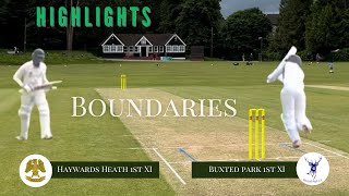 Boundaries HHCC 1st XI v Buxted Park 1st XI 13072024 [upl. by Mead]