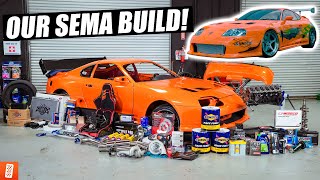 Building a Modern Day Fast amp Furious 1994 Toyota Supra Turbo – Part 5 – SEMA 2022 [upl. by Levesque]