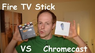 Amazon Fire TV Stick vs Google Chromecast  Deutsch [upl. by Bogusz979]