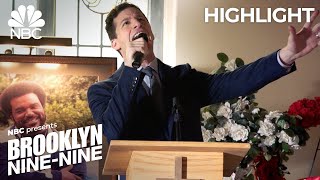 Jake Sings a Moving Tribute to Doug Judy at His Funeral  Brooklyn NineNine Episode Highlight [upl. by Navetse2]