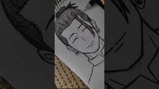 Drawing suguru geto from jujutsu kaisan art jujutsukaisen [upl. by Reste]